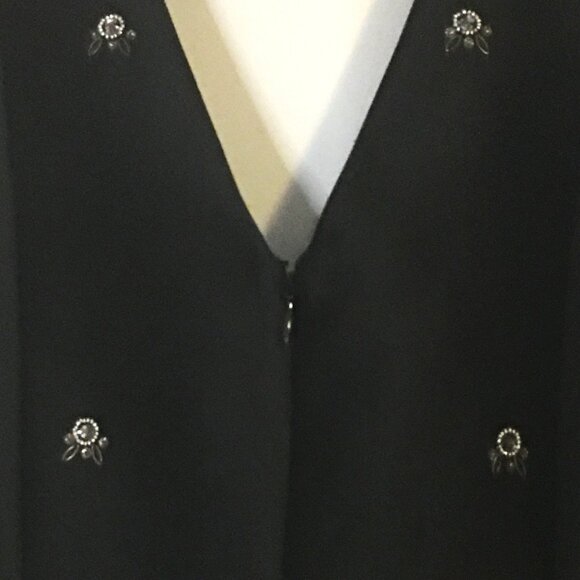 𝐒𝐭. 𝐉𝐨𝐡𝐧 Silk Blend Hand Beaded Mikado Gown - Picture 11 of 16